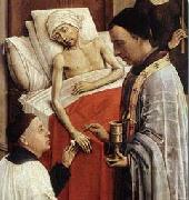 Rogier van der Weyden, Detail of Roger van der Weyden The Seven Sacraments